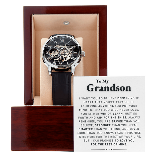 Grandson - Aim For The Skies - Openwork Watch