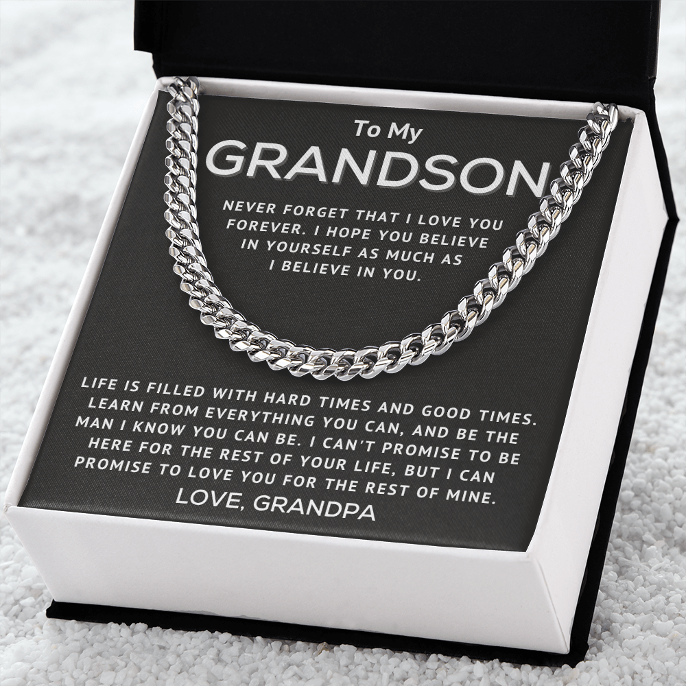 Grandson - Learn From Everything - Cuban Link Chain