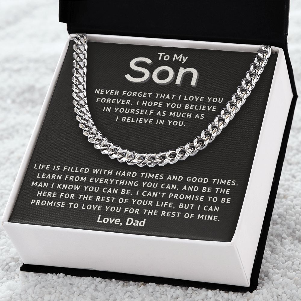 Son - Learn From Everything - Cuban Link Chain