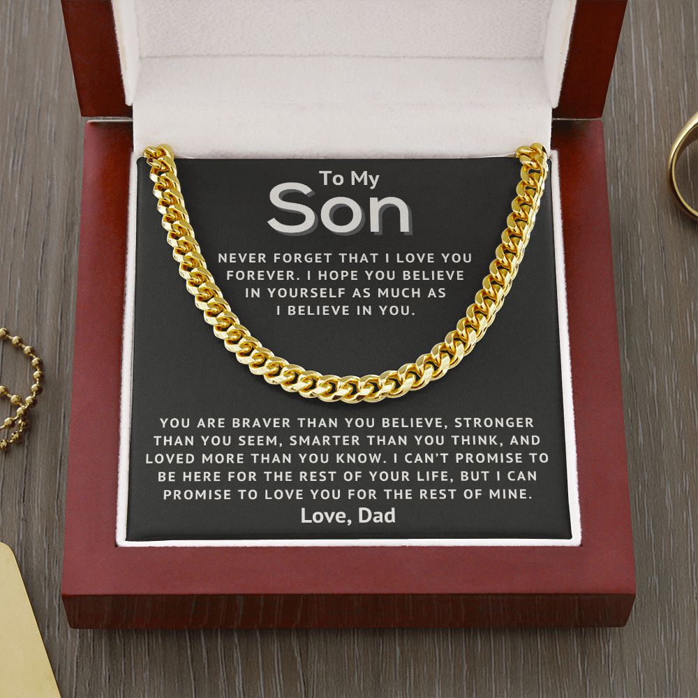 Son - I Believe In You - Cuban Link Chain