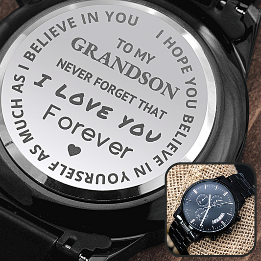 Grandson - Believe - Engraved Chronograph Watch
