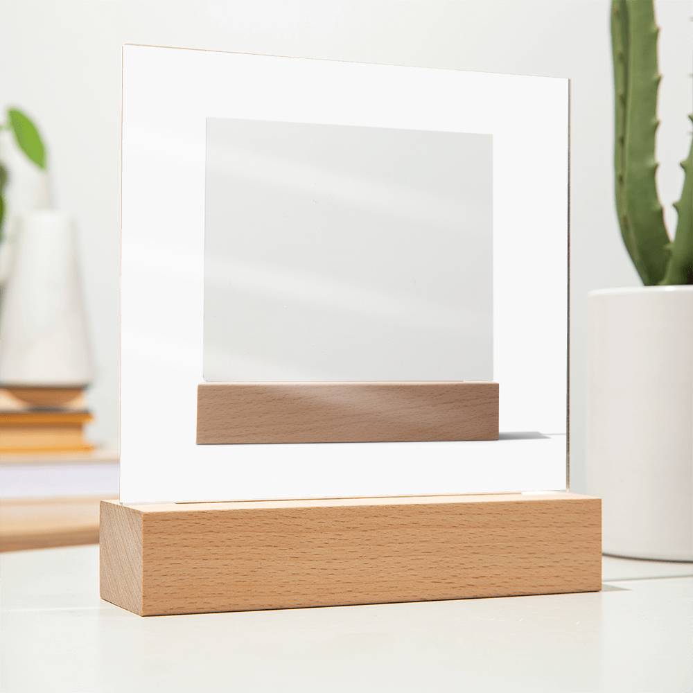 Wife Niche - Acrylic Square Plaque - Product Template For Bulk Upload